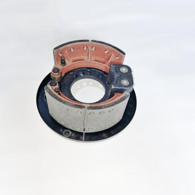 Щит тормозной заднего колеса левый FOTON 1061 1069 1093 1099 (с колодками) (3502100-HF16030FT)