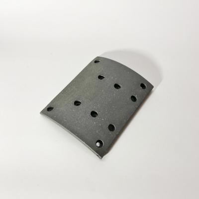 Накладка тормозная задняя FOTON 4189 MAN SHACMAN (8 отв.) (DZ9112340062)