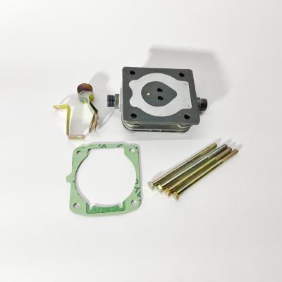 Головка цилиндра воздушного компрессора (с клапаном) ТАТА Е2 Е3 (252513100126)