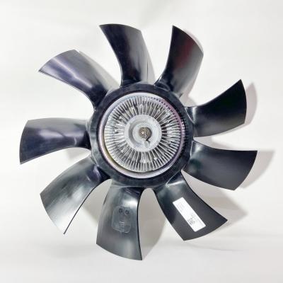 Вентилятор системы охлаждения FOTON 1051 1061 (с вискомуфтой в сборе) (9 лопастей) (1105110000005)