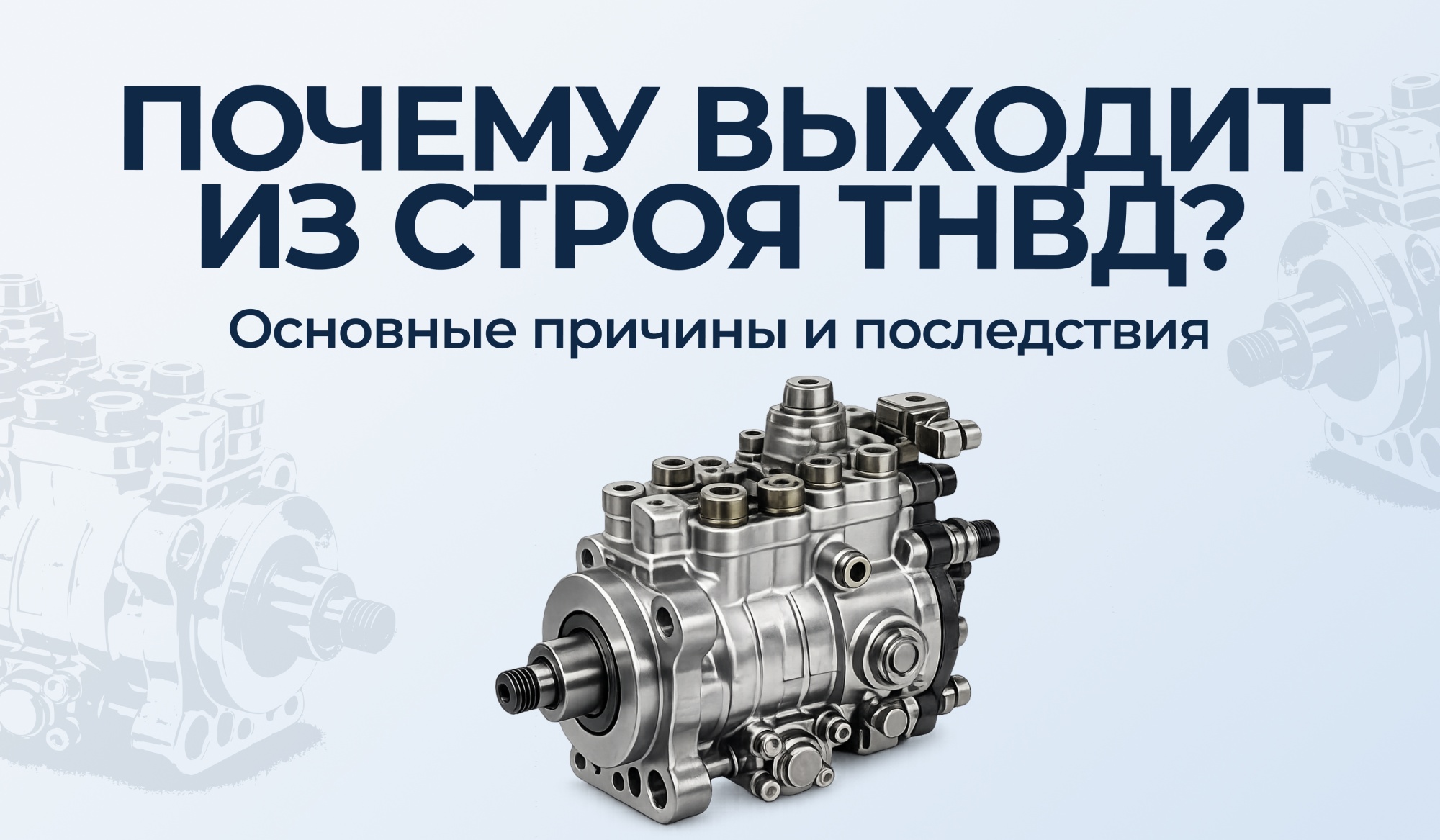 Почему выходит из строя ТНВД Почему выходит из строя ТНВД