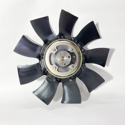 Вентилятор системы охлаждения FOTON 1088 S85 1108 S100 1128 S120 (с вискомуфтой в сборе)(9 лопастей)