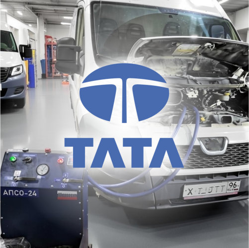 Аппаратная промывка системы охлаждения грузовиков TATA