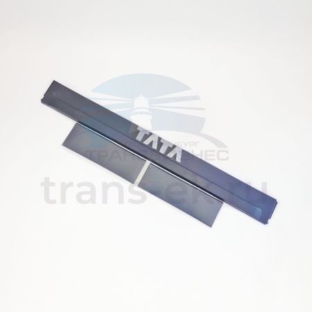 Облицовка капота (серая) (комплект 3 части) с логотипом ТАТА (пластик) Е2 Е3 (264181900159)