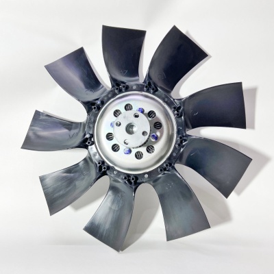 Вентилятор системы охлаждения FOTON 1051 1061 (с вискомуфтой в сборе) (9 лопастей) (1105110000005)