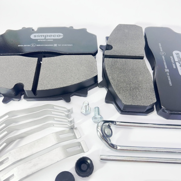 Колодки тормозные передние дисковые FOTON 1128 S120 (к-т 4шт) SIMP