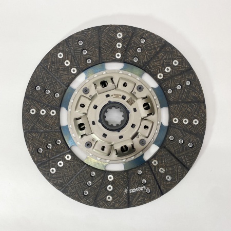 Диск сцепления ведомый FOTON 1089 1061 NEW (11мм) (D=350мм) CUMMINS (L0161030009A0 SE0091)