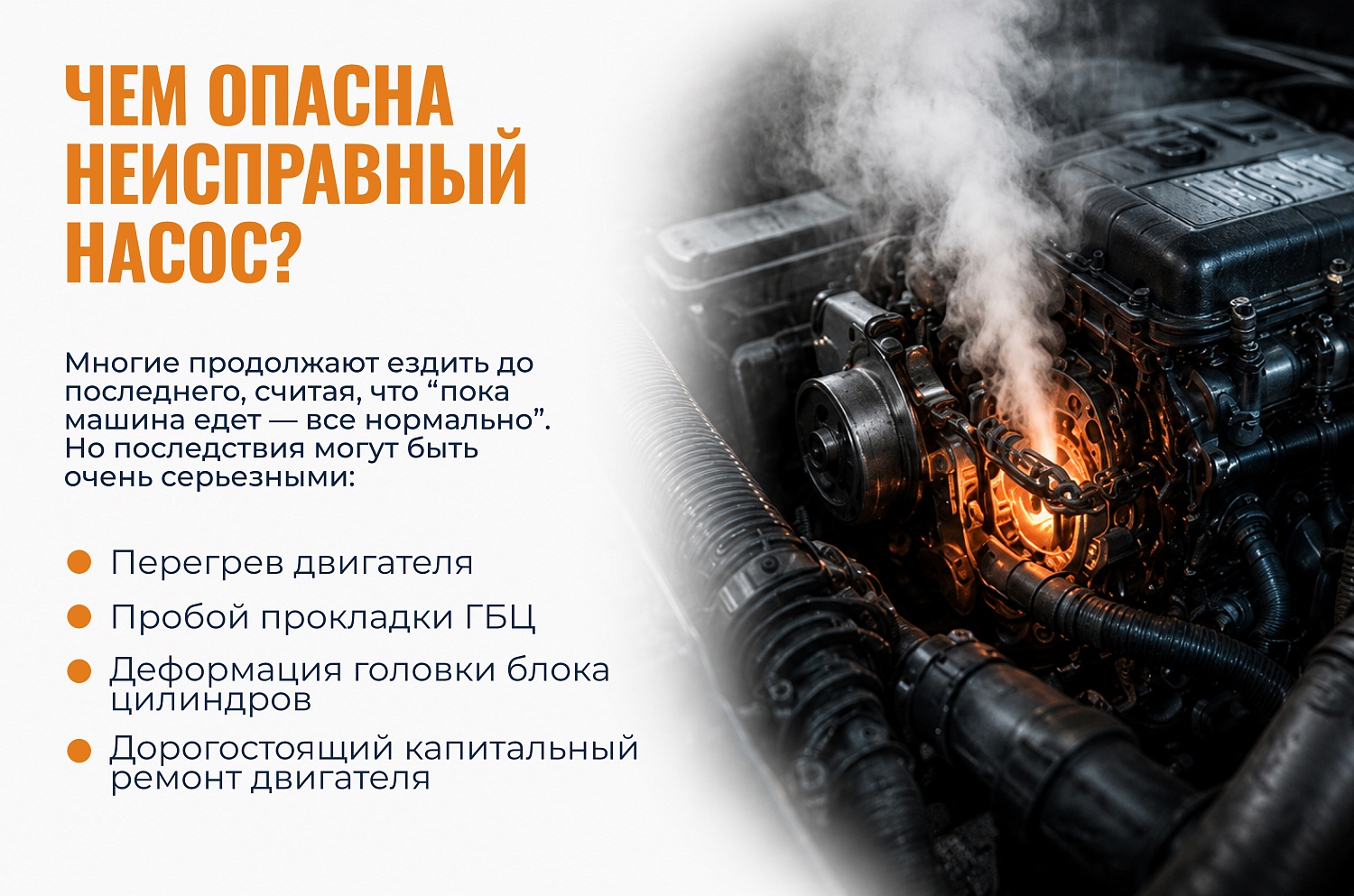 Водяной насос выходит из строя? 5 признаков, которые нельзя игнорировать