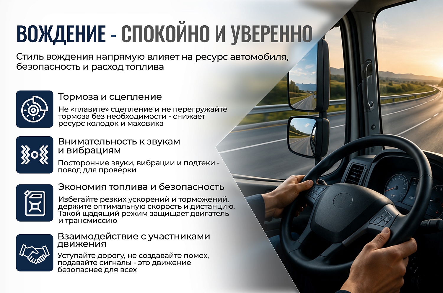 Полезные привычки водителей грузовиков