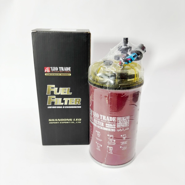 Фильтр топливный грубой очистки WP10 HOWO SHACMAN F3000 с колбой (LEO100190A, 612630080205)