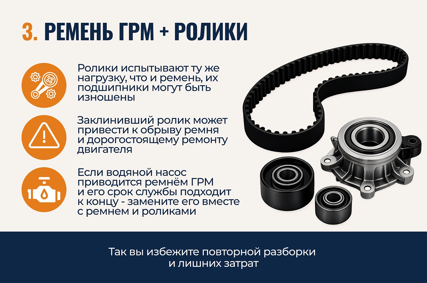 Какие запчасти действительно стоит менять комплектом?