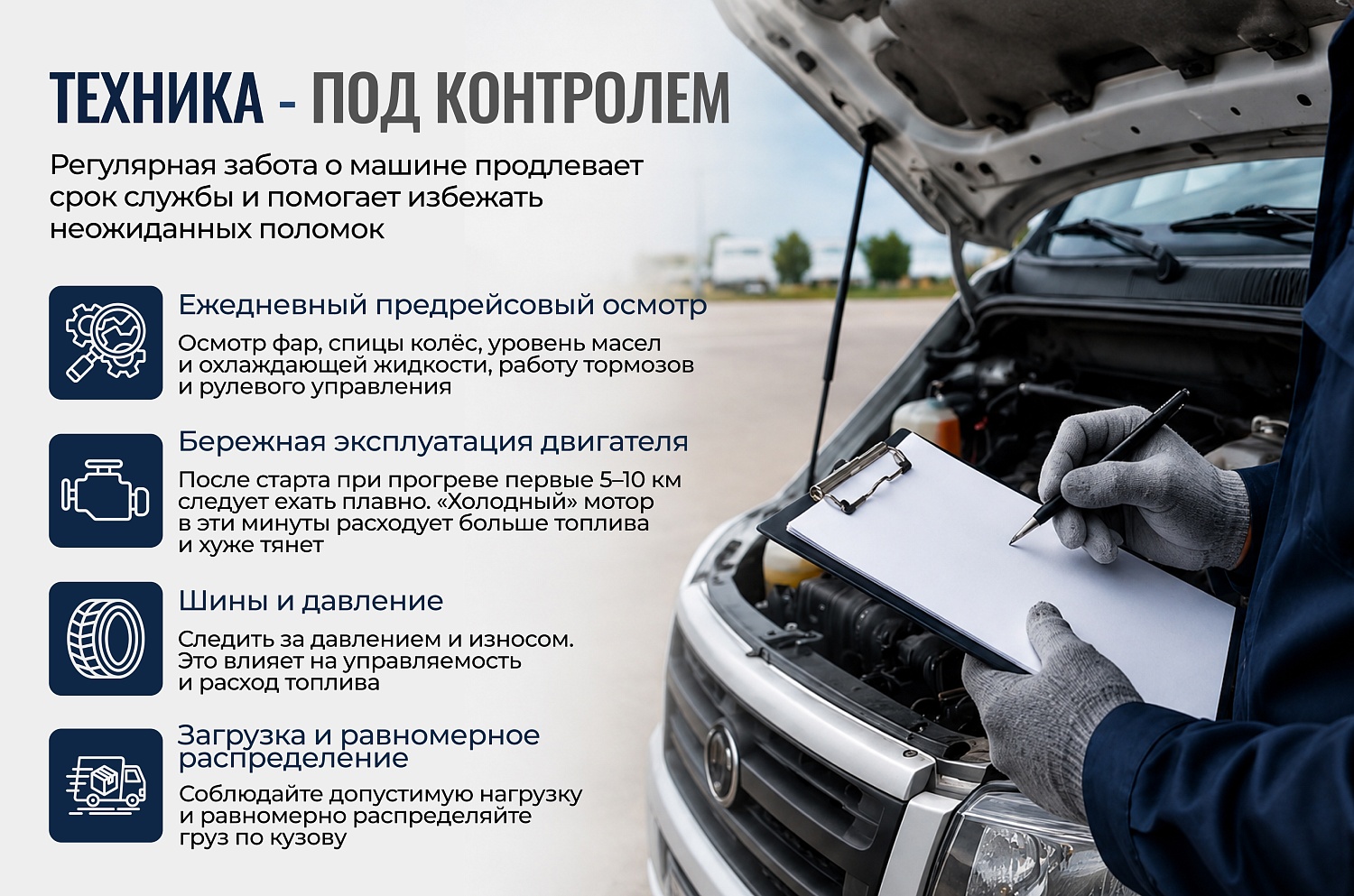 Полезные привычки водителей грузовиков
