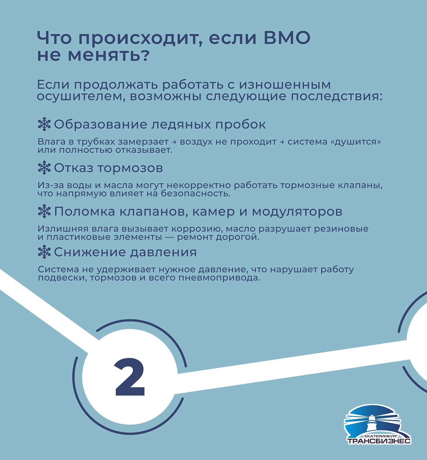 Зачем менять влагомаслосушитель в начале зимы?